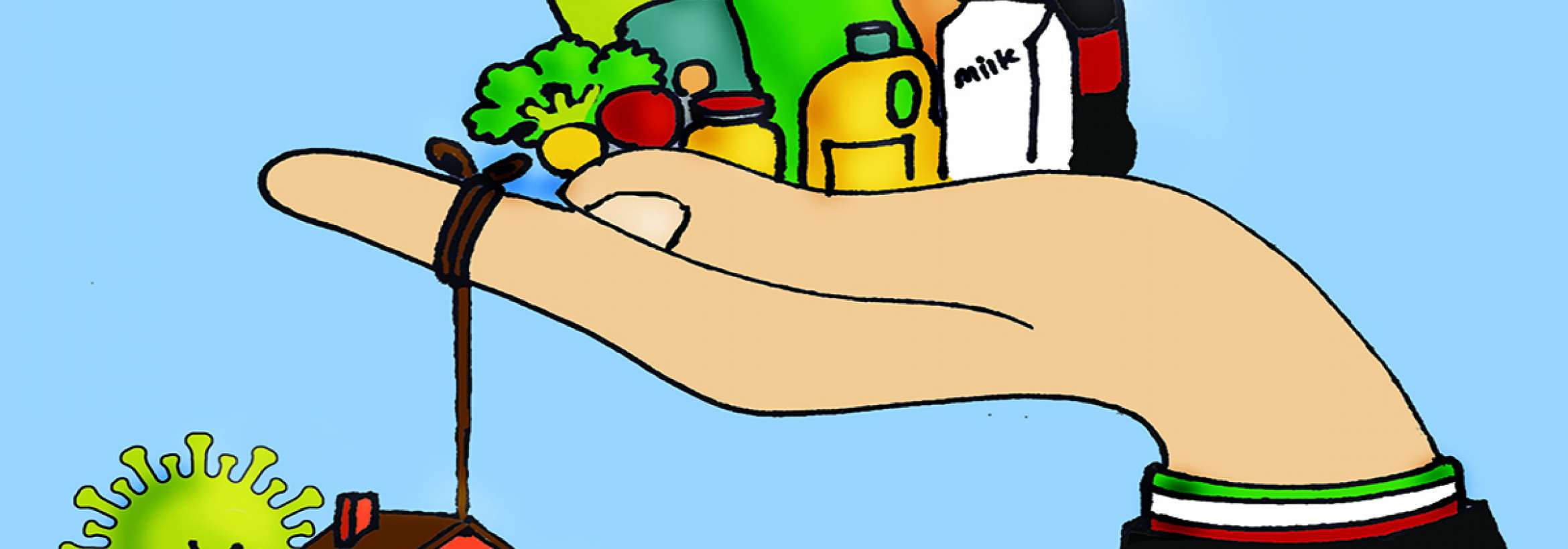 Iranian Canadian helping families in COVID