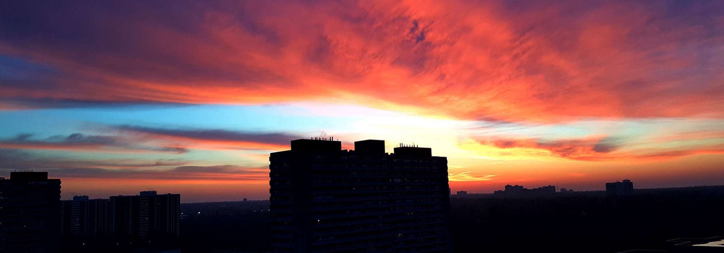 غروبی زیبا و تک