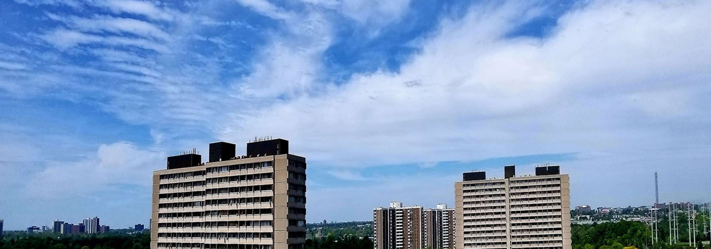 ابر با امواج ساختمان