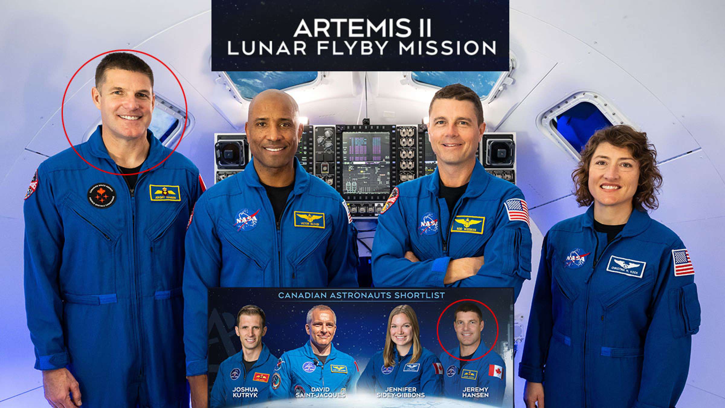 خبر-کانادا-جرمی-هانسن-اولین-غیر-آمریکایی-کانادایی-فضانورد-مدار-زمین-دور-ماه