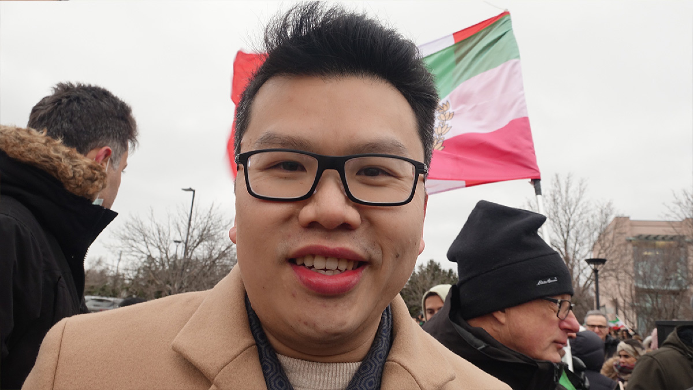 وینست-هو-تظاهرات-سی-و-پنج-هزار-نفری-تورنتو-حمایت-مردم-ایران-ریچموندهیل