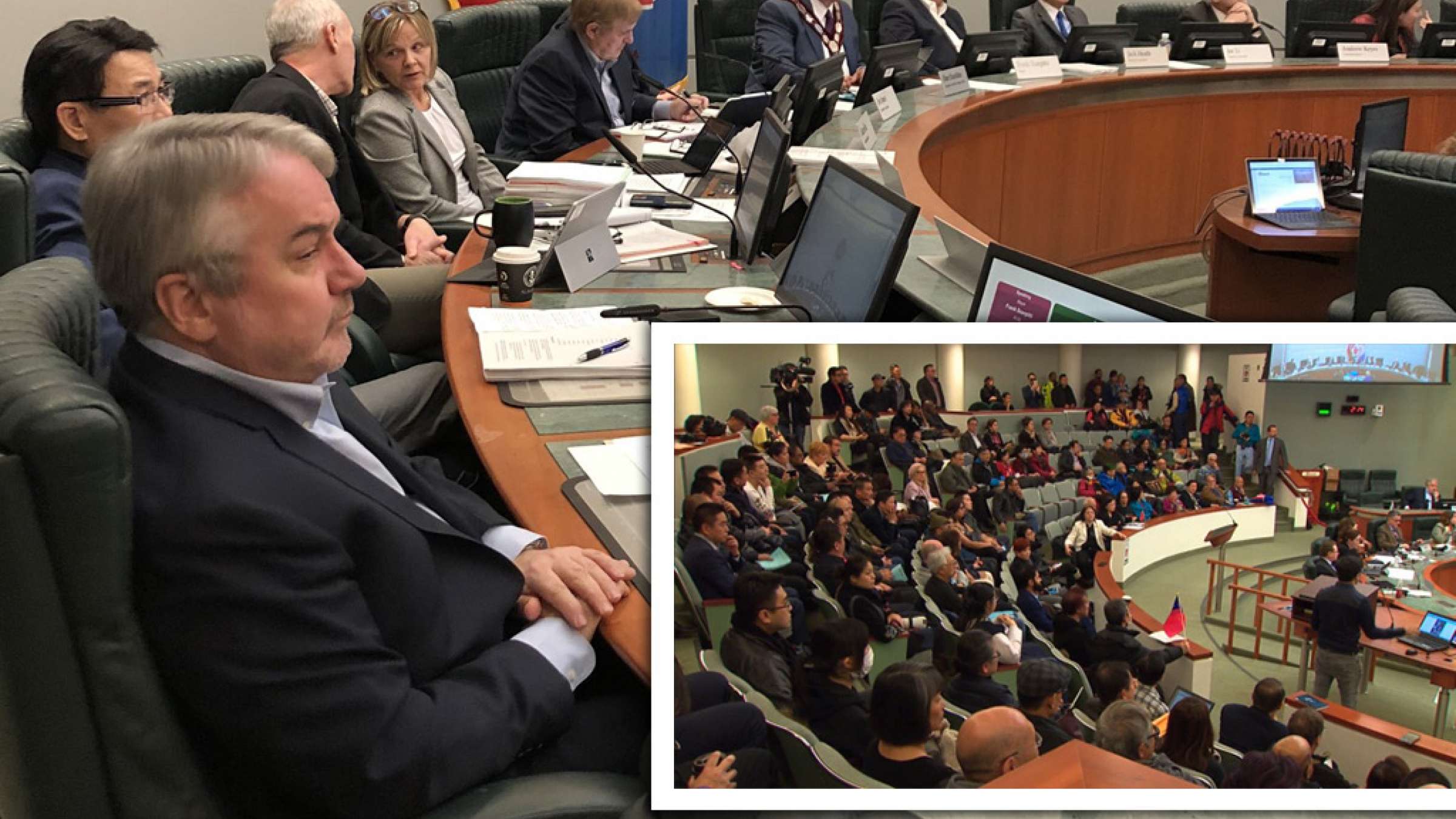 گزارش-جدل-چند-ساعته-در-شهرداری-مارکهام-پرچم-کشورها-دوباره-بالا-می‌رود