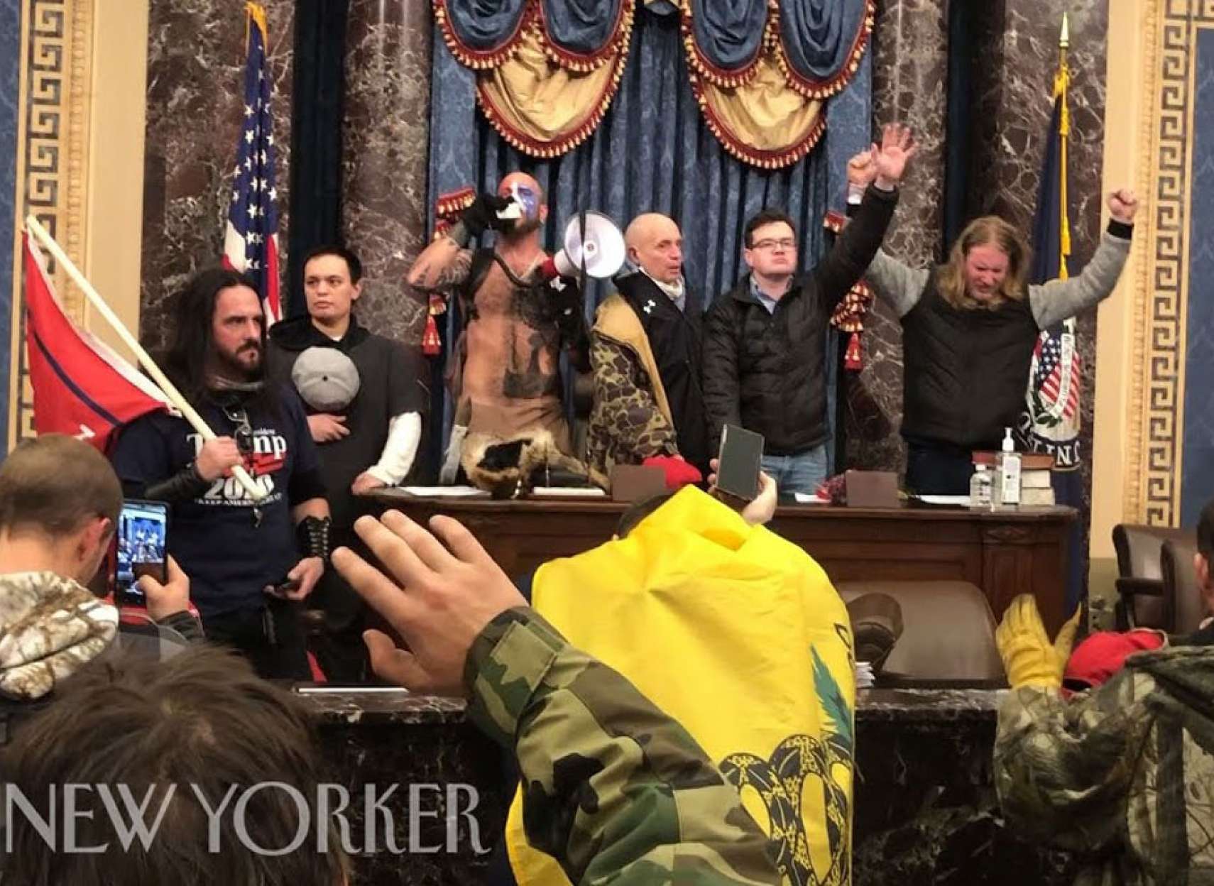 اخبار-آمریکا-فیلم-اشغال-مجلس-آمریکا-توسط-خبرنگار-نیویورکر-در-میان-معترضان-منتشر-شد