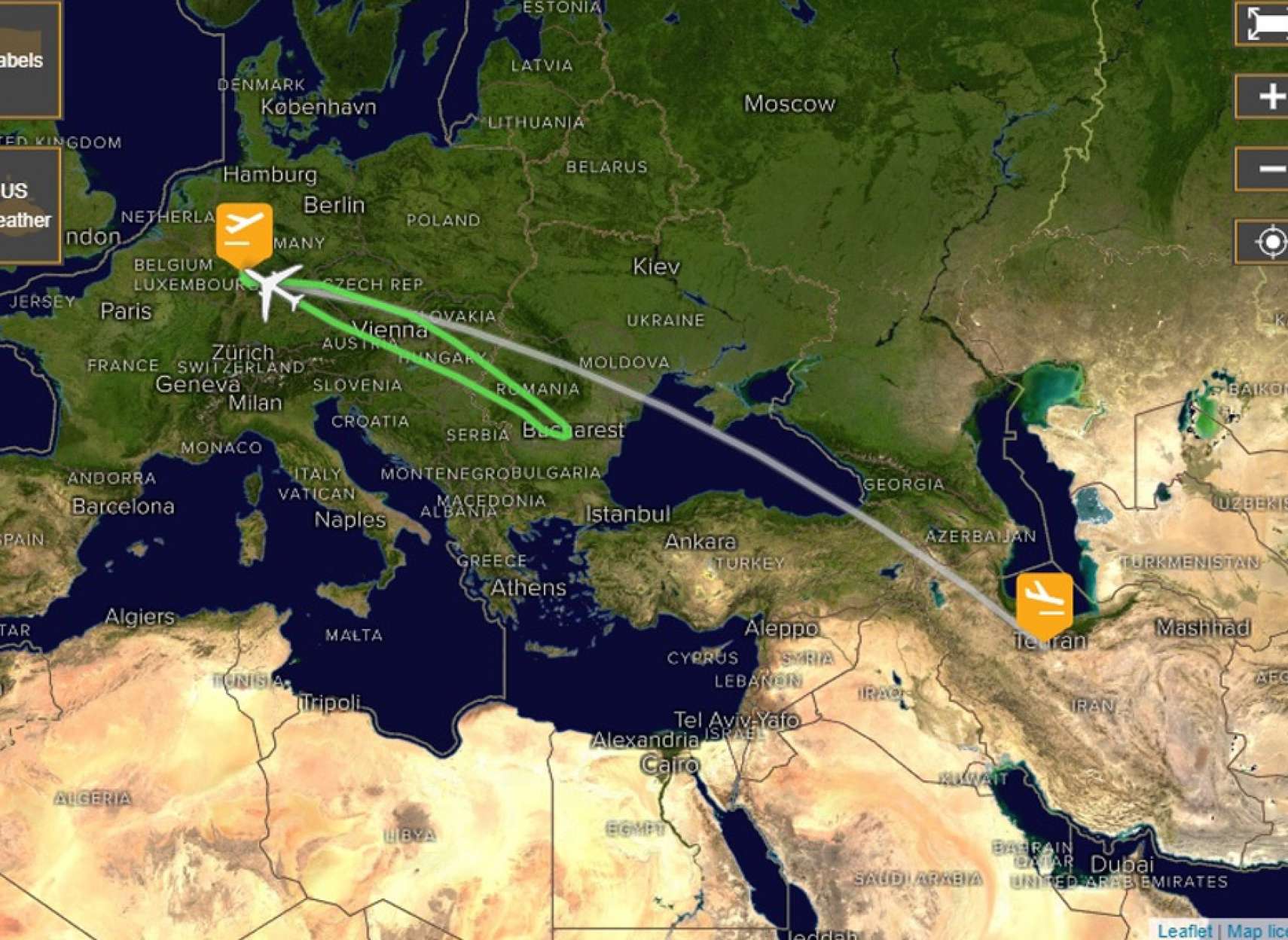 اخبار-ایران-چند-پرواز-به-مقصد-ایران-دور-زدند-و-برگشتند