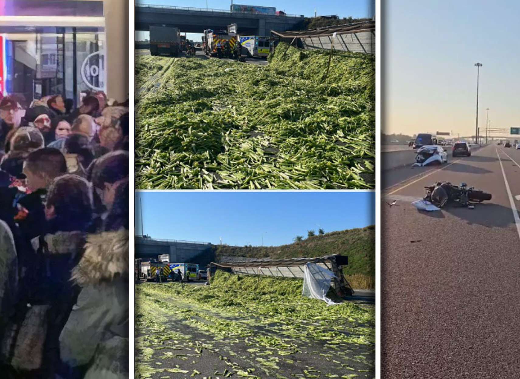 حادثه-قطارهای-تورنتو-ساعت-ها-از-کار-افتادند-تریلی-چپ-بزرگراه-بست-دستگیری-راننده-موتورسیکلت