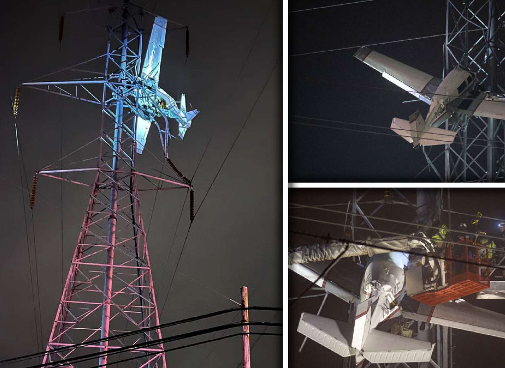 خبر-آمریکا-یک-هواپیما-به-دو-دکل-برق-خورد-در-یکی-گیر-کرد-دو-خدمه-زخمی-شدند