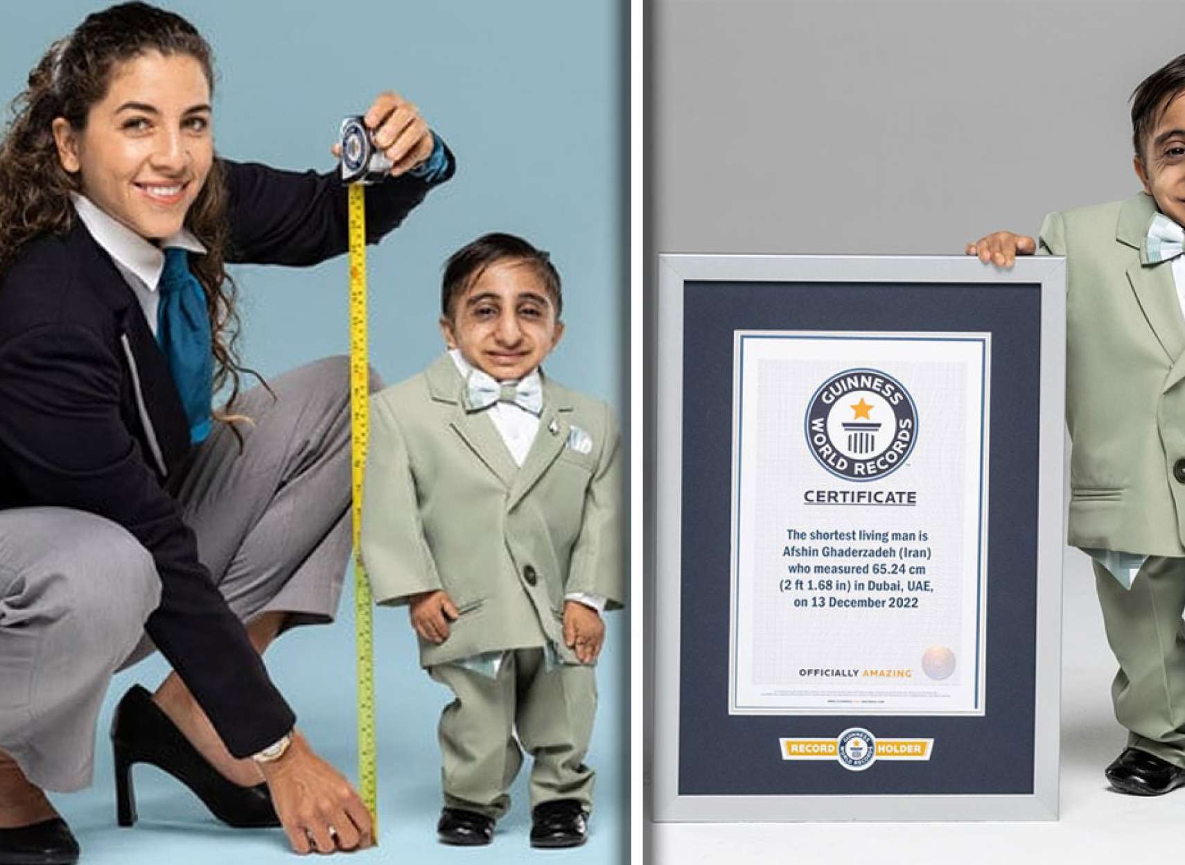 خبر-ایران-این-ایرانی-محمد-افشین-اسماعیل-قادرزاده-کوتاه-قدترین-مرد-جهان-رکورد-گینس