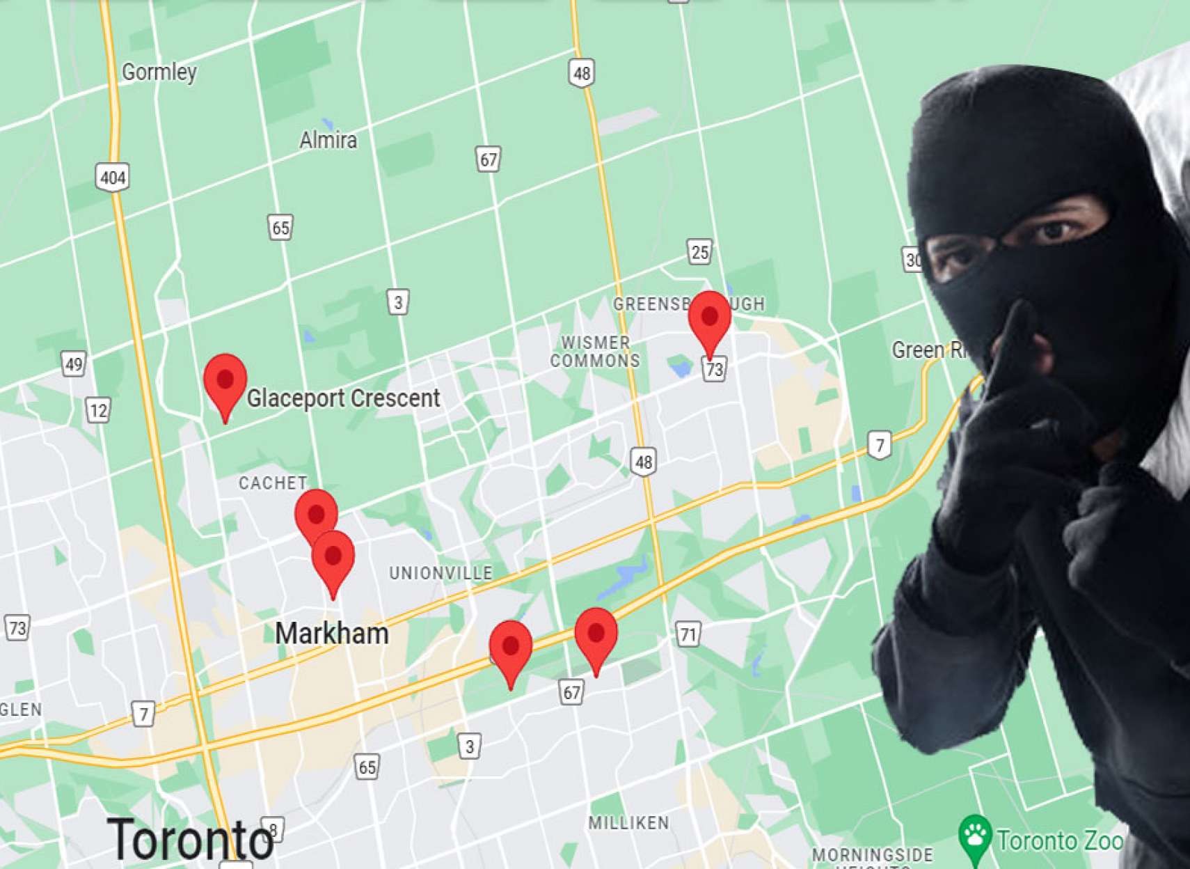 کانادا جهان سوم می‌شود؟ ۶ دزدی در ۶ هفته از خانه‌های شمال تورنتو پلیس را مبهوت کرد