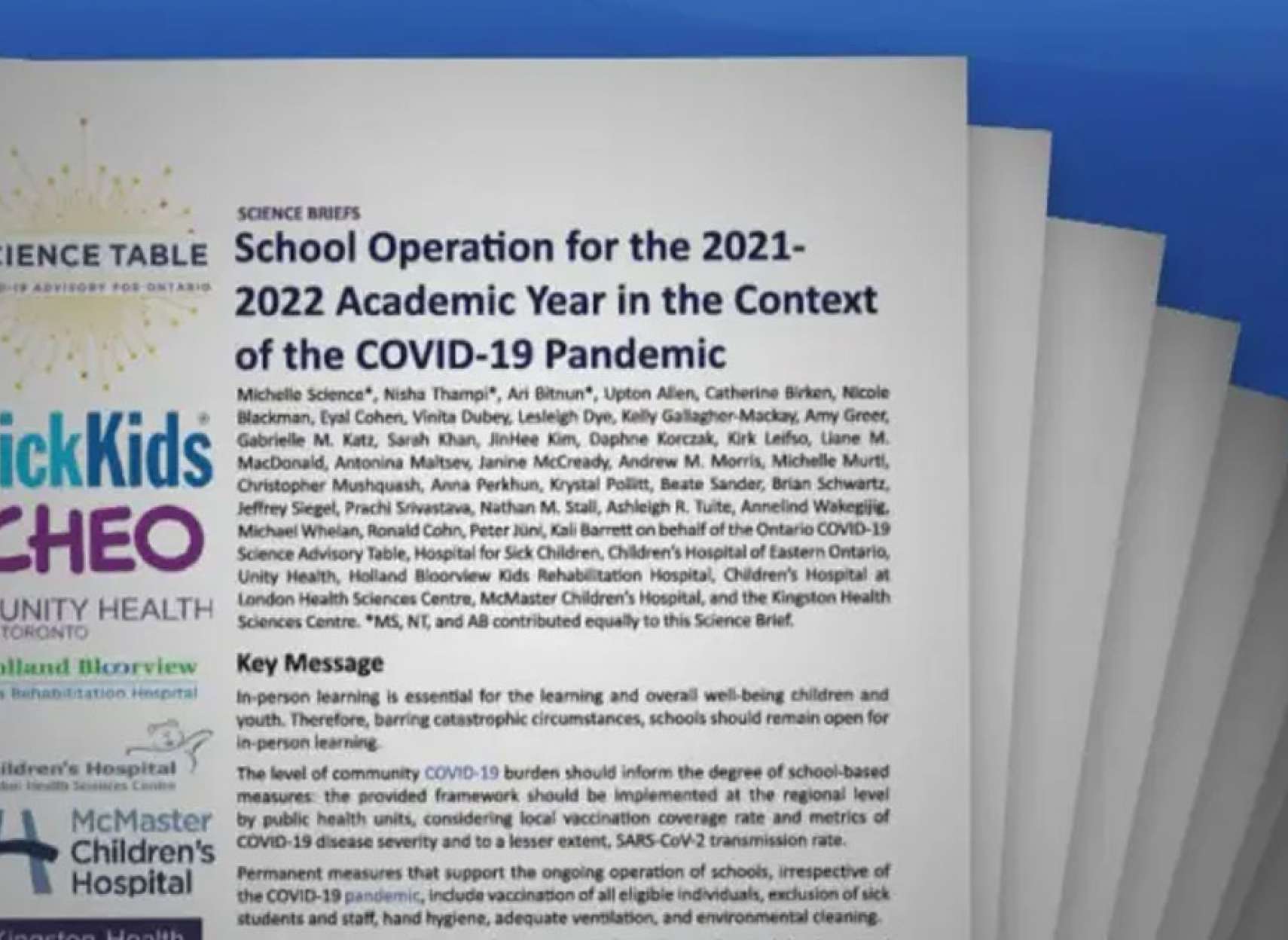 خبر-تورنتو-کمیته-علمی-مدارس-پاییز-مدرسه-های-انتاریو-با-دروس-اضافی-و-ویژه-باز-شوند