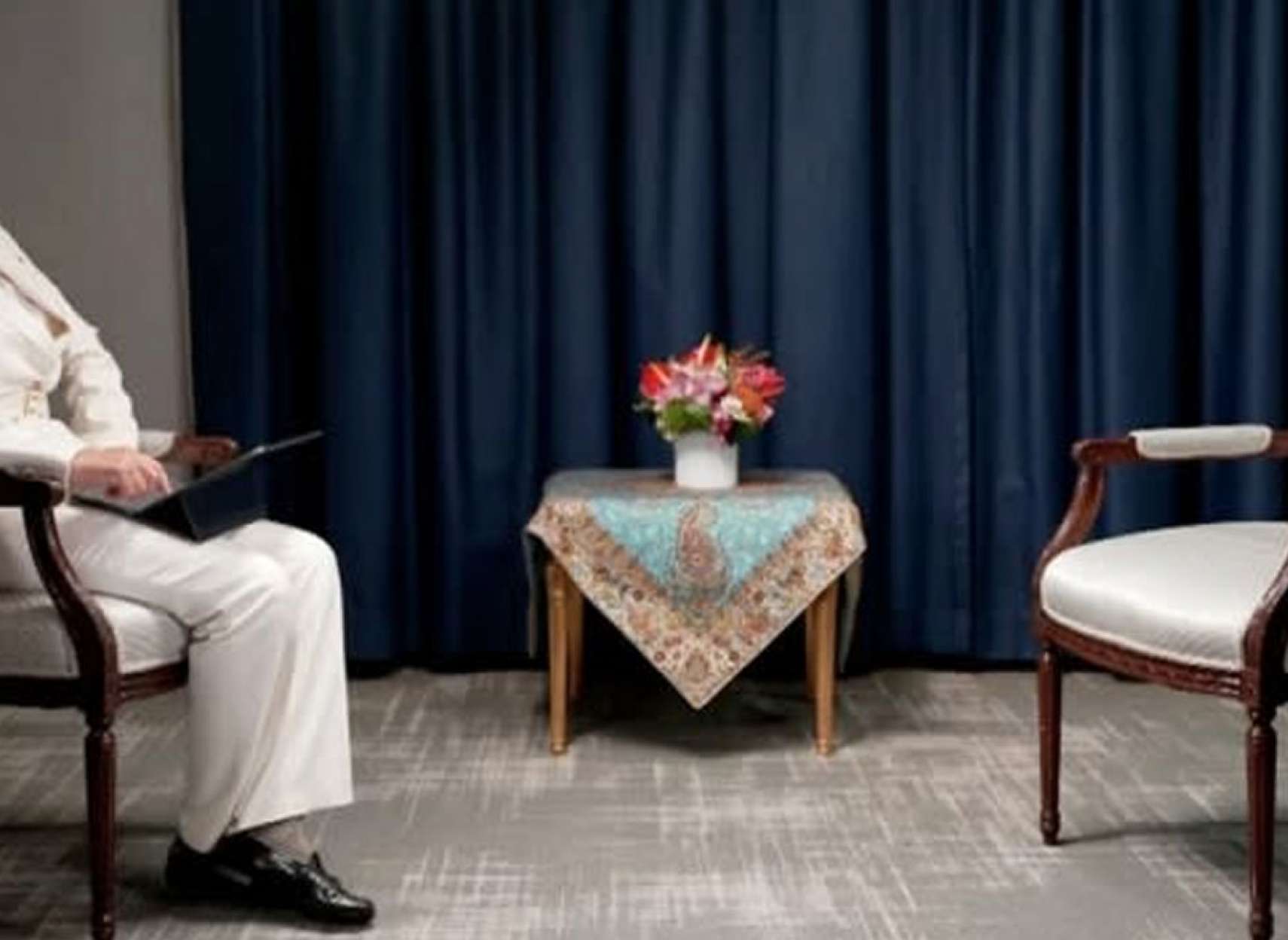 خبر-جهان-طناب-کشی-میان-ابراهیم-رئیسی-با-کریستین-امانپور-بر-سر-حجاب-در-مصاحبه