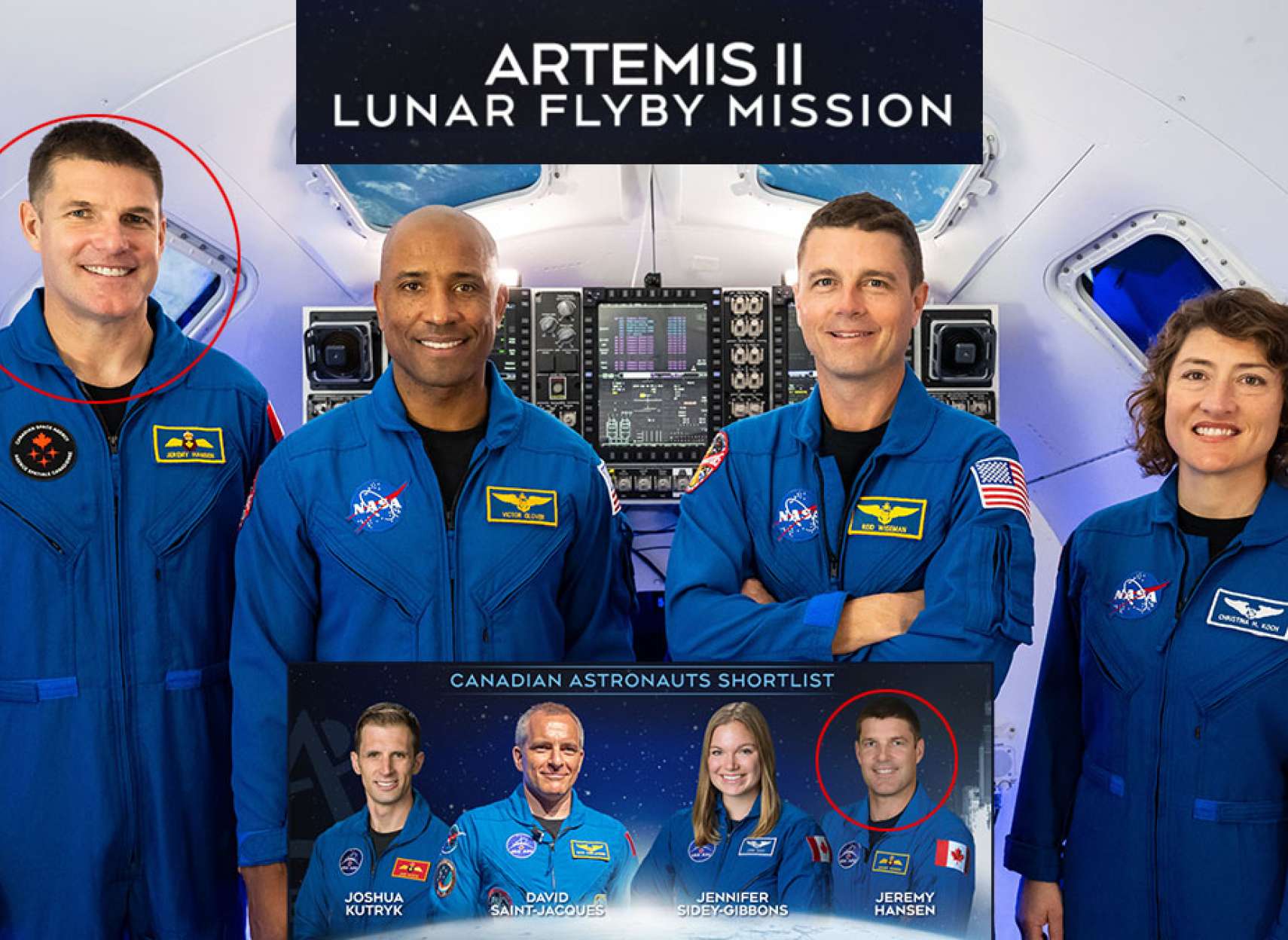 خبر-کانادا-جرمی-هانسن-اولین-غیر-آمریکایی-کانادایی-فضانورد-مدار-زمین-دور-ماه