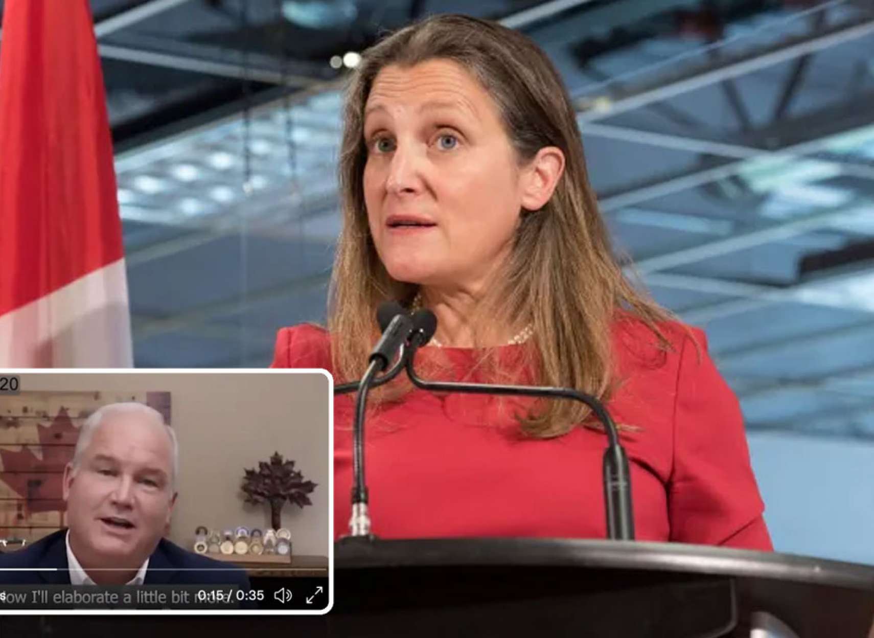 خبر-کانادا-جنگ-سیاسیون-یا-رسانه-ای-توئیتر-ویدئو-فریلند-را-برچسب-دستکاری-شده-زد