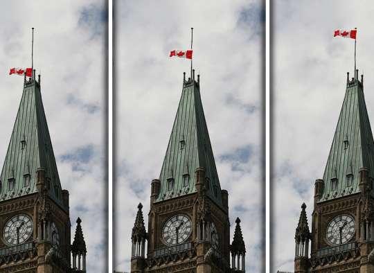 خبر-کانادا-پرچم-نیمه-افراشته-امشب-افراشته-فردا-صبح-پایین-شب-افراشته
